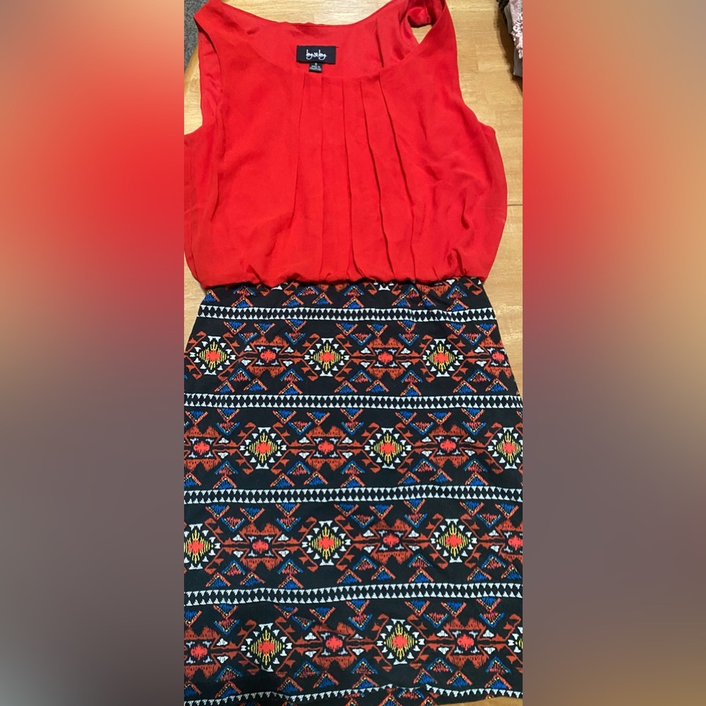 By & By Red Dress Size Small